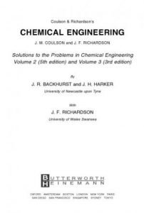 Chemical Engineering Vol 2, 3-Solution Manual