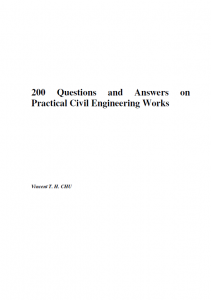 Questions and Answers on Practical Civil Engineering Works
