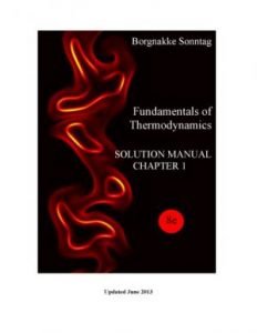  Fundamentals of Thermodynamics-Solution Manual